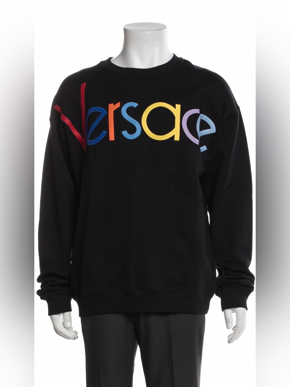 Versace Logo Crewneck Sweatshirt